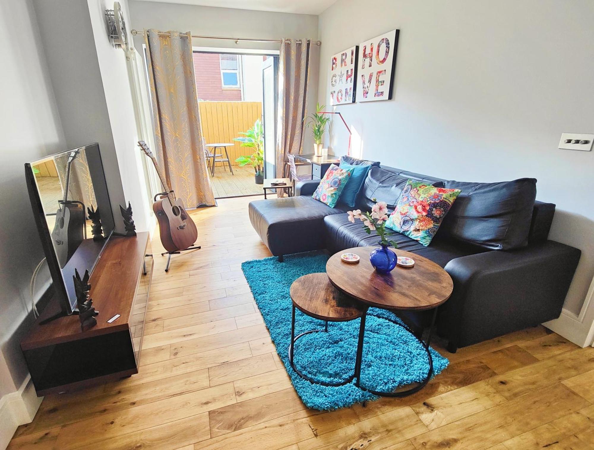Modern Central Brighton Patio Flat - Free Parking! Buitenkant foto