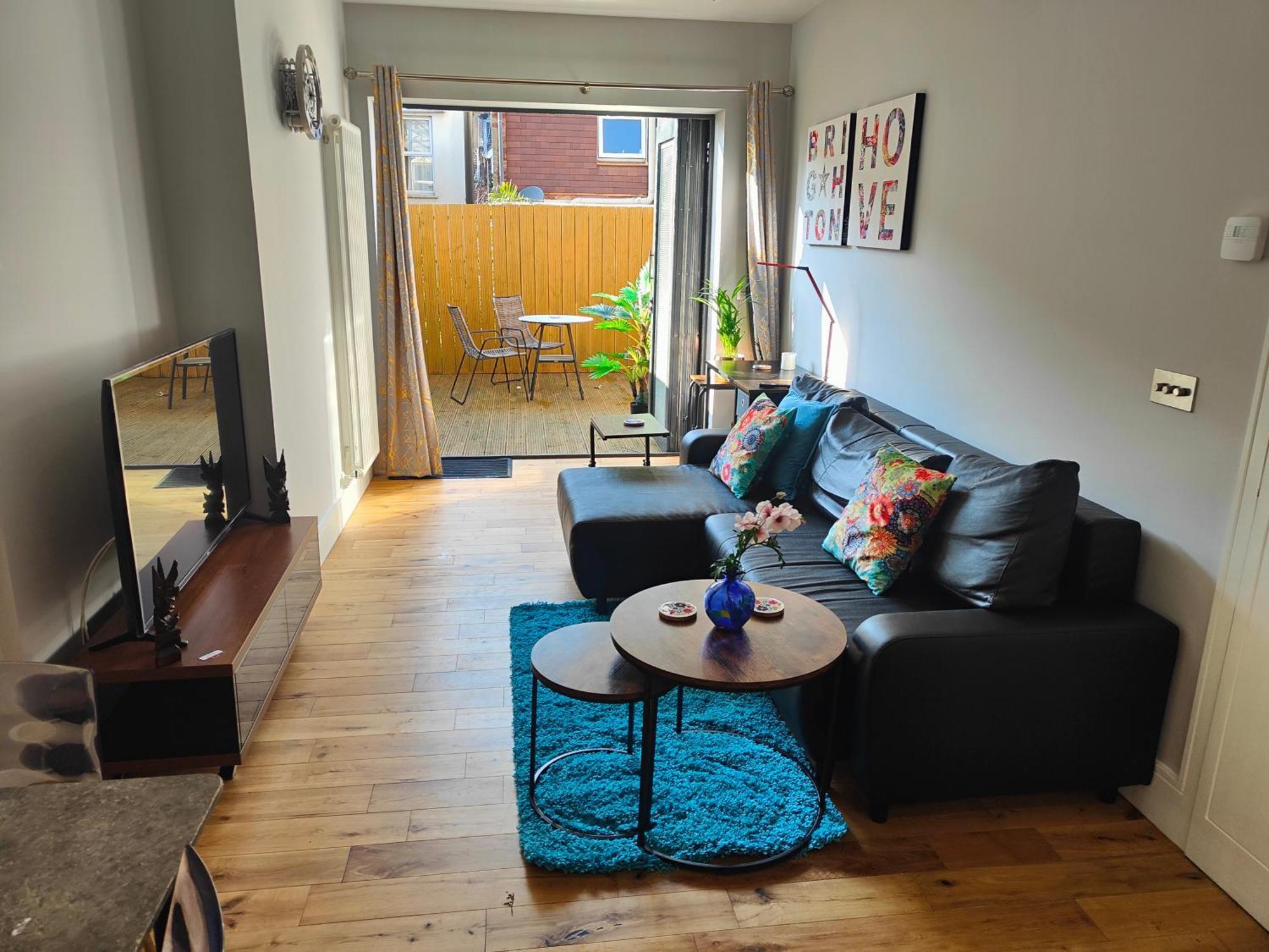 Modern Central Brighton Patio Flat - Free Parking! Buitenkant foto