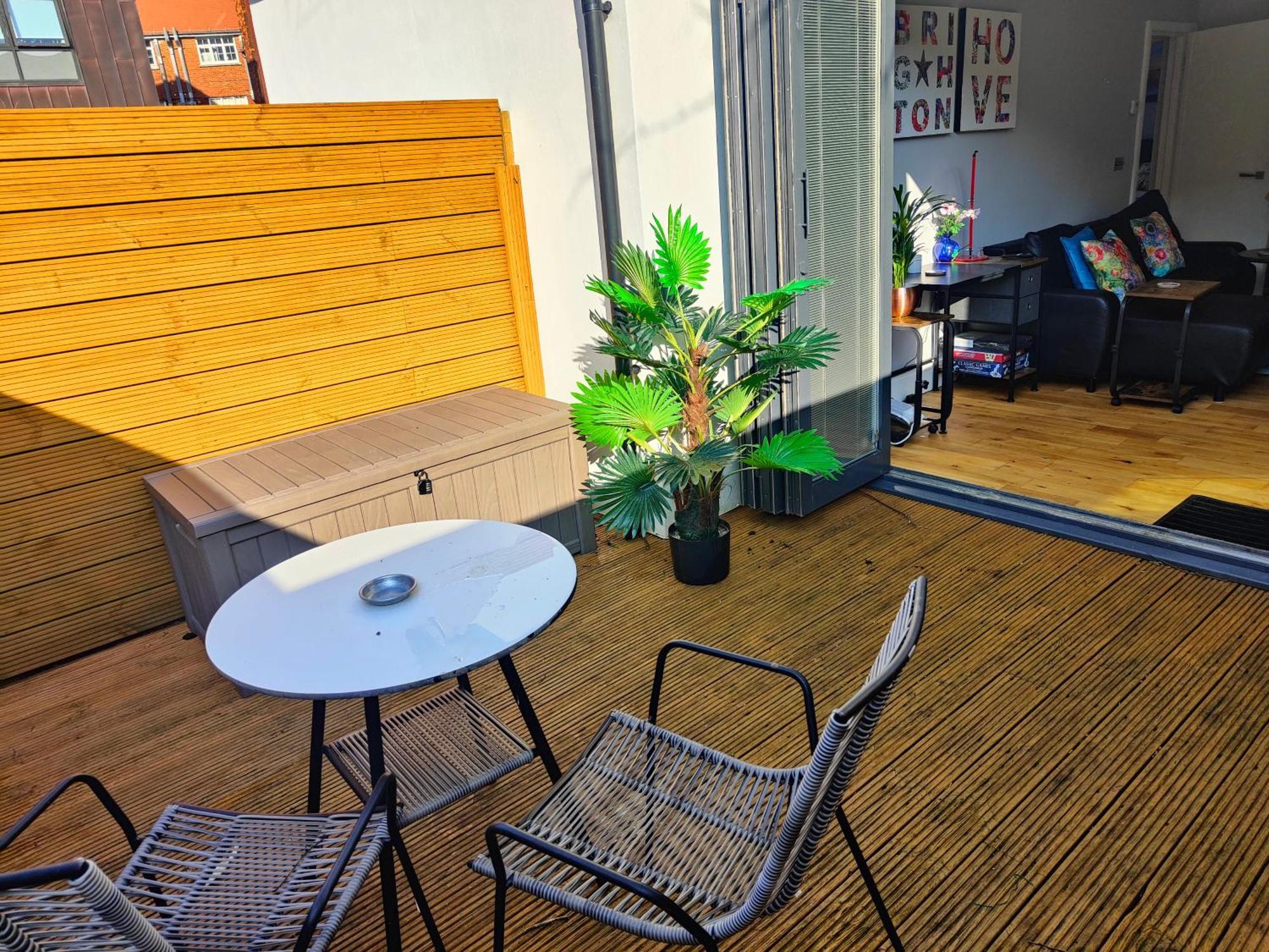 Modern Central Brighton Patio Flat - Free Parking! Buitenkant foto
